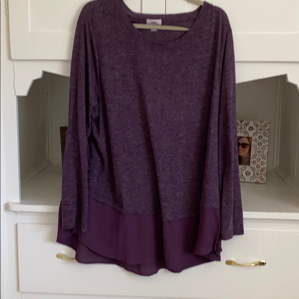 Purple blouse